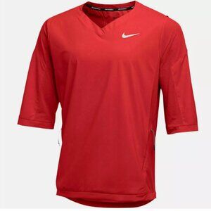Nike Hot Baseball Mens Nike Jacket Short Sleeve Size Large 897383 Red Activewear